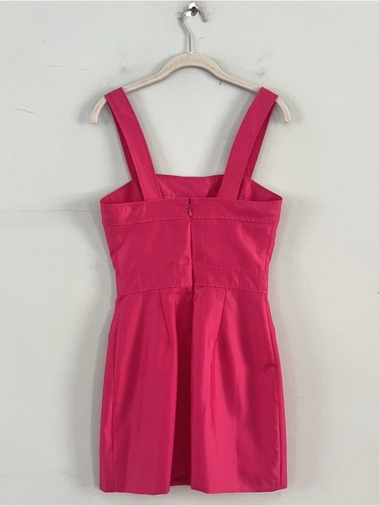 Amanda Uprichard Archie‎ Mini Dress Nylon French Rose Pink Size XS - Picture 5 of 8